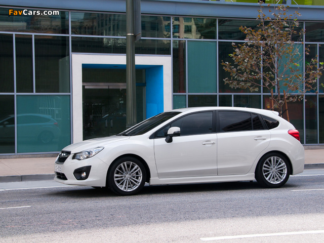 Subaru Impreza Hatchback (GP) 2011 wallpapers (640 x 480)