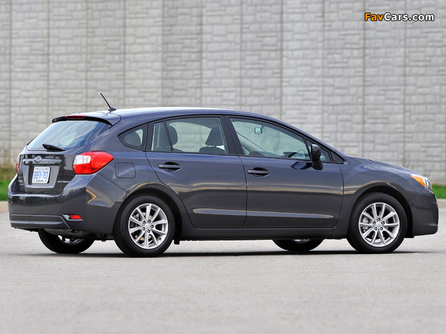 Subaru Impreza Hatchback US-spec (GP) 2011 wallpapers (640 x 480)