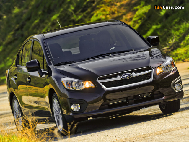 Subaru Impreza Sedan US-spec 2011 wallpapers (640 x 480)