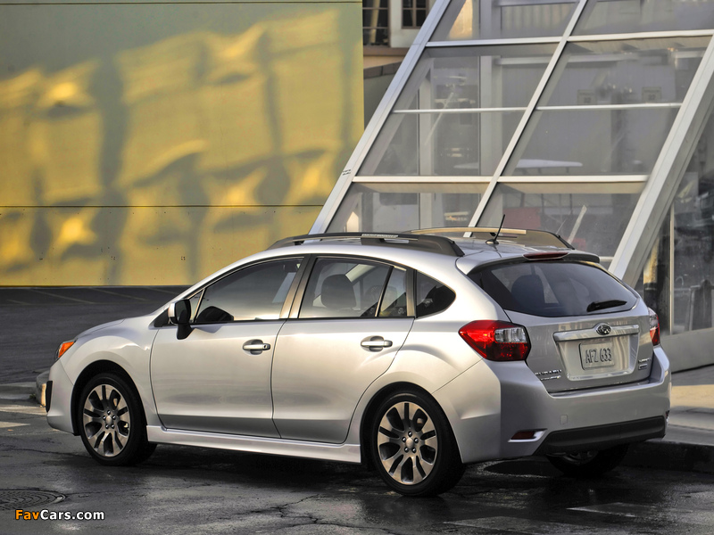 Subaru Impreza Sport Hatchback US-spec 2011 wallpapers (800 x 600)