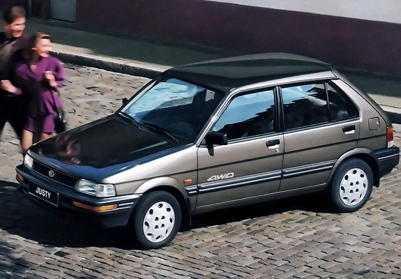 Photos of Subaru Justy 5-door 1988–94