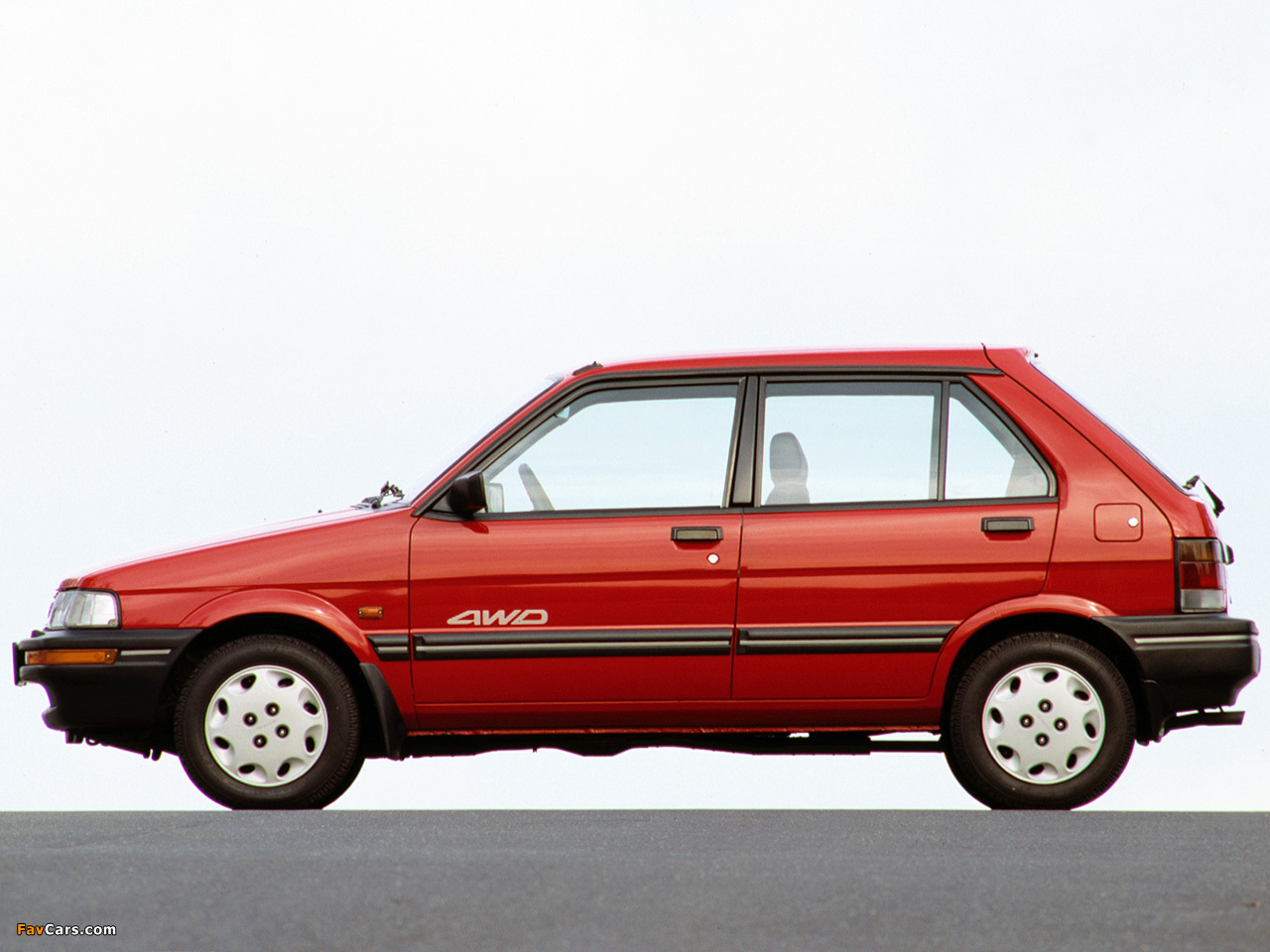 Subaru Justy 5-door 1988–94 images (1280 x 960)
