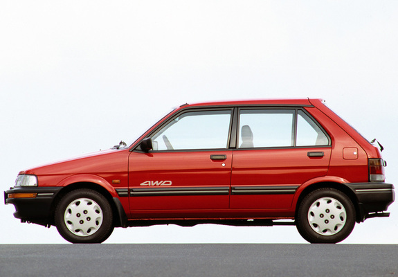 Subaru Justy 5-door 1988–94 images