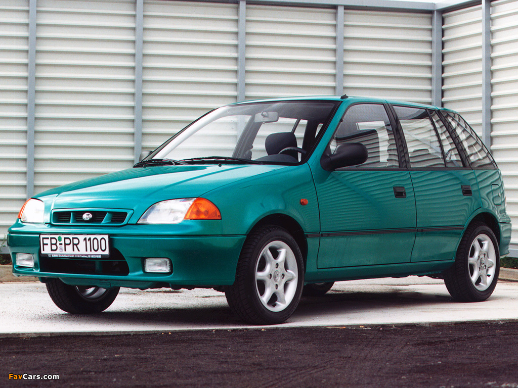 Subaru Justy 5-door 1994–2003 pictures (1024 x 768)