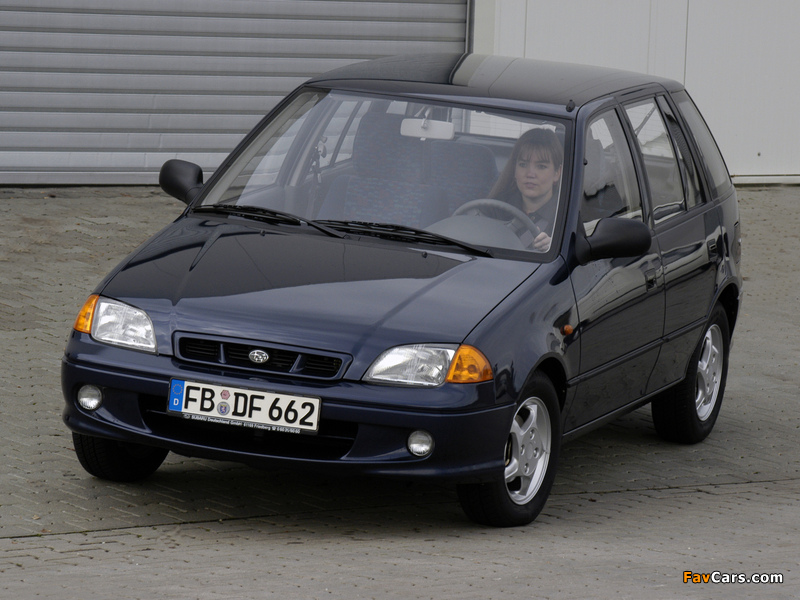 Subaru Justy 5-door 1994–2003 pictures (800 x 600)