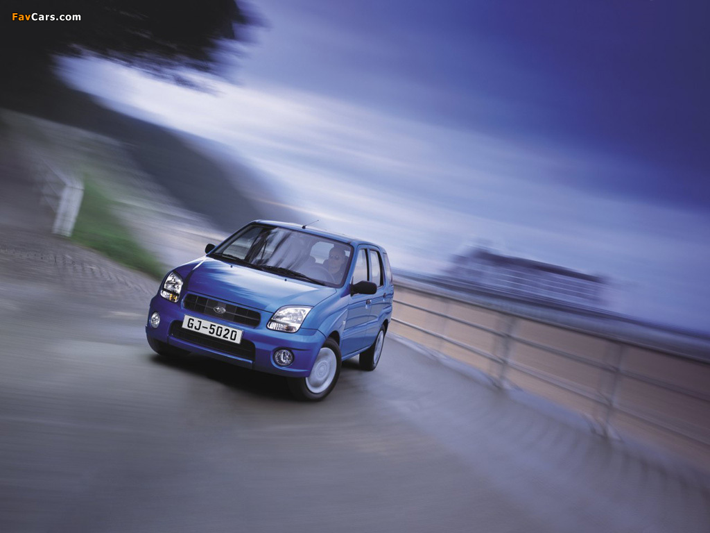 Subaru G3X Justy 2003–07 images (1024 x 768)