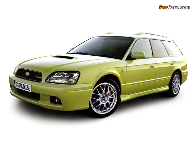 Images of Subaru Legacy 2.0 GT-B S-Edition Touring Wagon (BE,BH) 2002–03 (640 x 480)