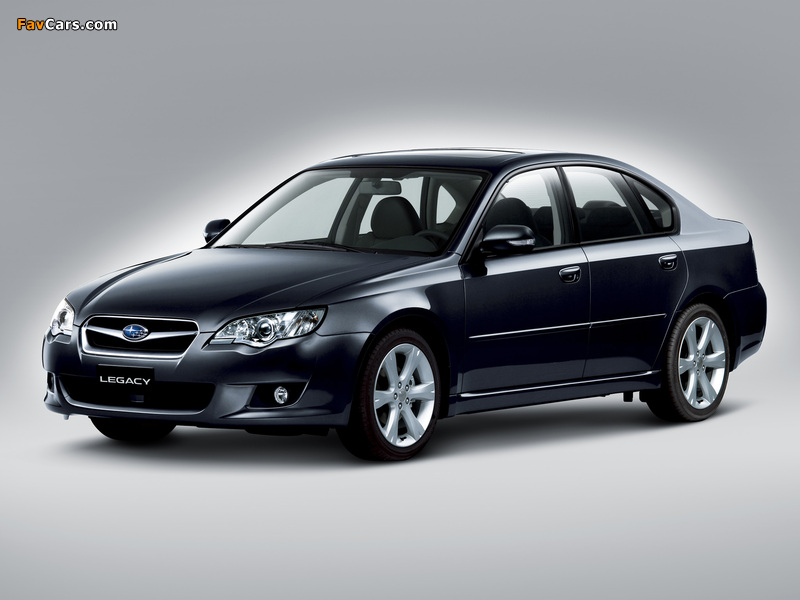 Images of Subaru Legacy 2.0R 2006–09 (800 x 600)