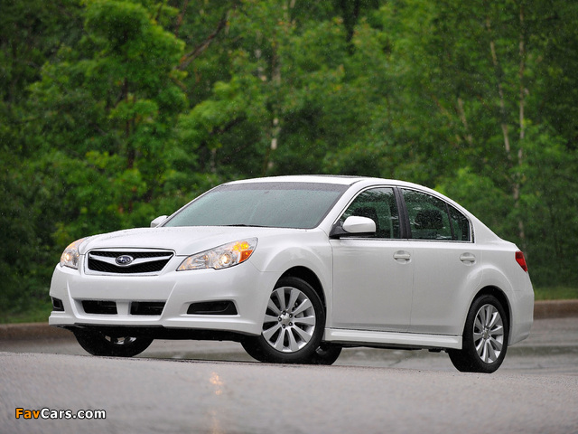 Photos of Subaru Legacy 3.6R US-spec (BM) 2009–12 (640 x 480)
