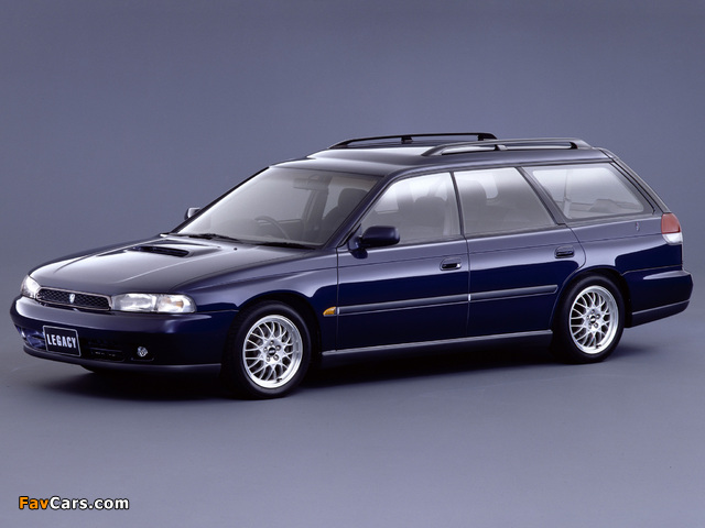 Pictures of Subaru Legacy 2.0 GT spec.B Station Wagon (BD) 1993–98 (640 x 480)