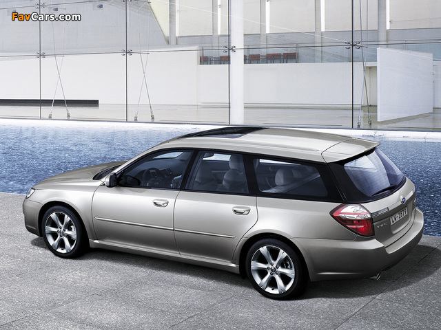 Pictures of Subaru Legacy 3.0R Station Wagon 2006–09 (640 x 480)