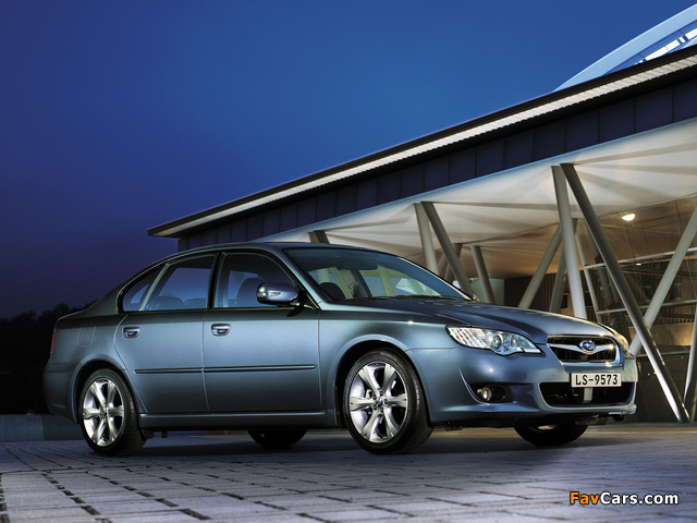 Pictures of Subaru Legacy 2.5i 2006–09 (640 x 480)