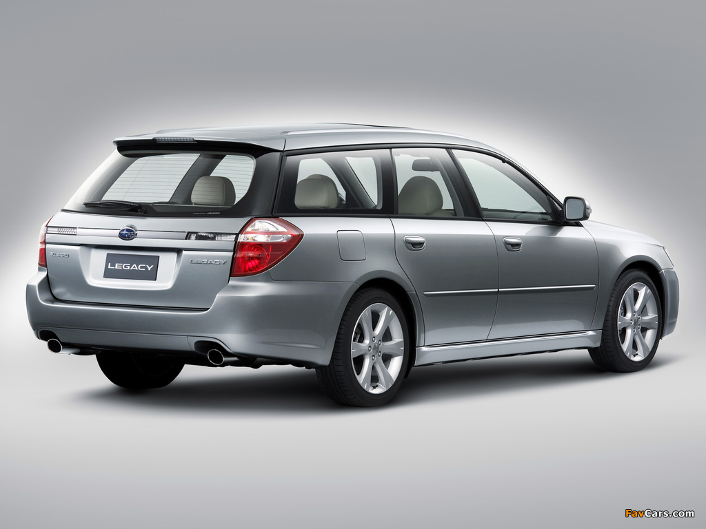 Pictures of Subaru Legacy 3.0R Station Wagon 2006–09 (1024 x 768)