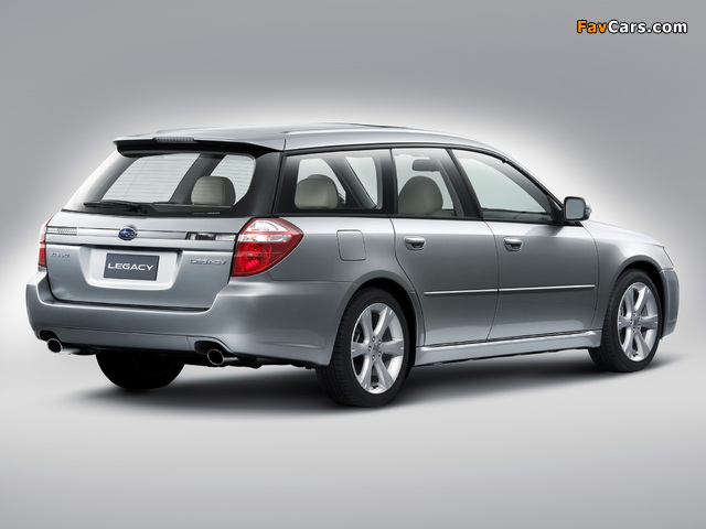Pictures of Subaru Legacy 3.0R Station Wagon 2006–09 (640 x 480)