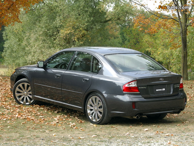 Pictures of Subaru Legacy 3.0R spec.B US-spec 2007–09 (640 x 480)