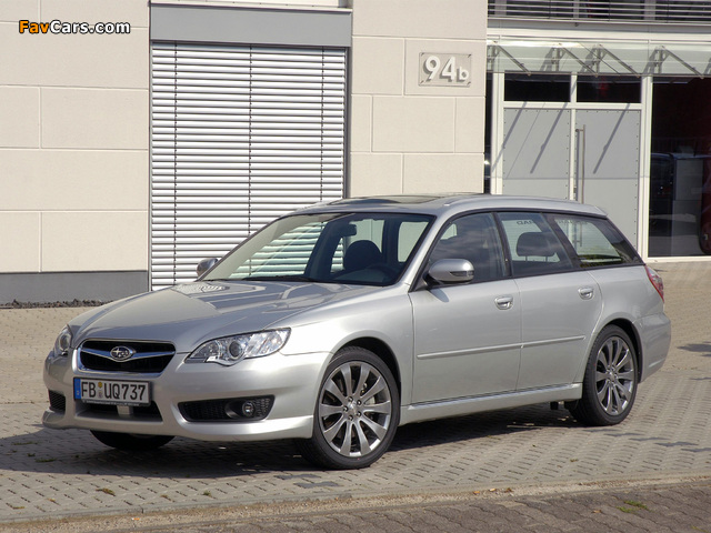 Pictures of Subaru Legacy 3.0R spec.B Station Wagon 2007–09 (640 x 480)