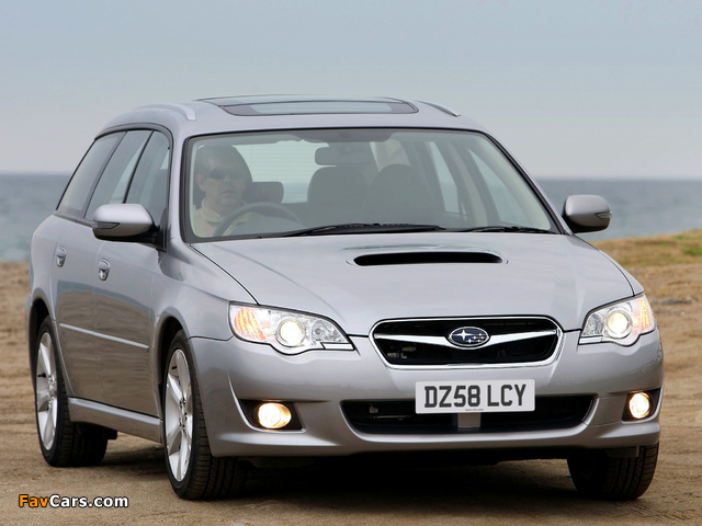 Pictures of Subaru Legacy 2.0D Station Wagon 2008–09 (640 x 480)