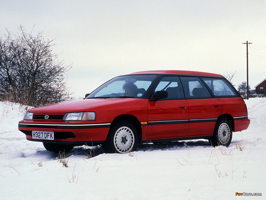 Subaru Legacy Station Wagon UK-spec (BC) 1989–92 photos (1024 x 768)