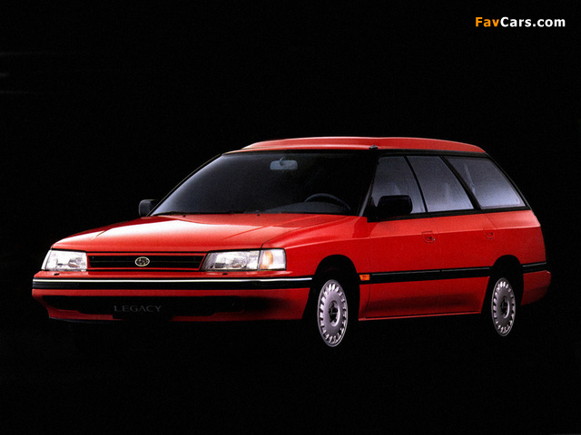 Subaru Legacy Station Wagon (BC) 1989–92 photos (640 x 480)