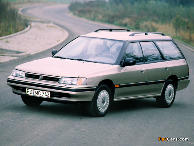Subaru Legacy Station Wagon (BC) 1989–92 pictures (640 x 480)