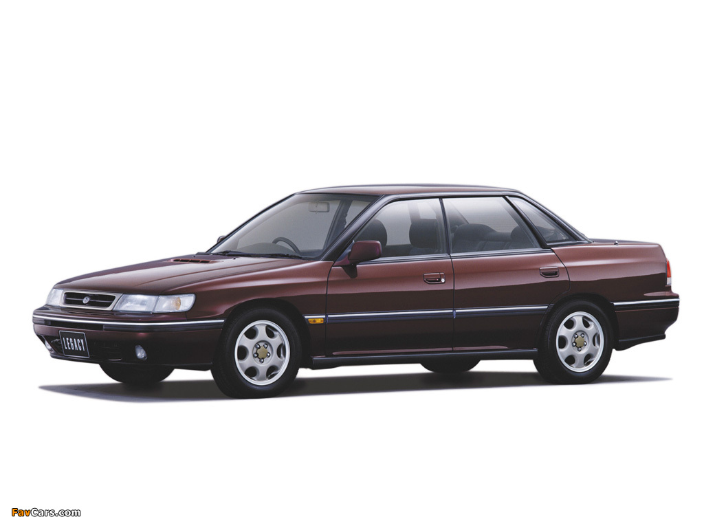 Subaru Legacy (BC) 1992–93 photos (1024 x 768)