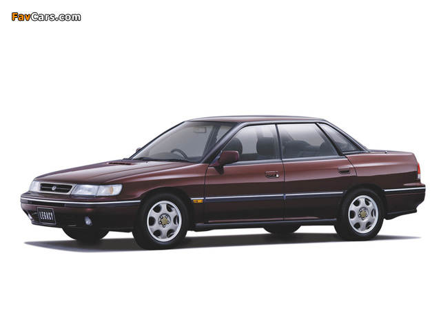 Subaru Legacy (BC) 1992–93 photos (640 x 480)