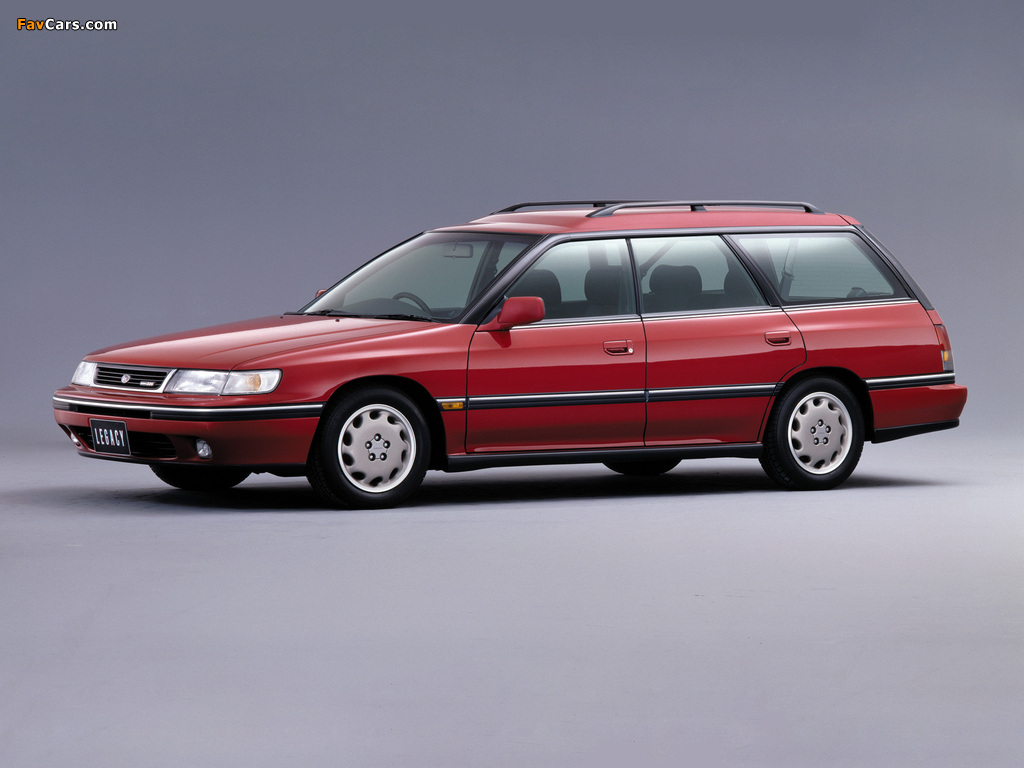 Subaru Legacy Station Wagon (BC) 1992–93 photos (1024 x 768)