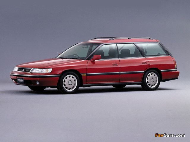 Subaru Legacy Station Wagon (BC) 1992–93 photos (640 x 480)