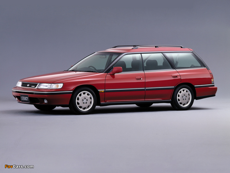 Subaru Legacy Station Wagon (BC) 1992–93 photos (800 x 600)