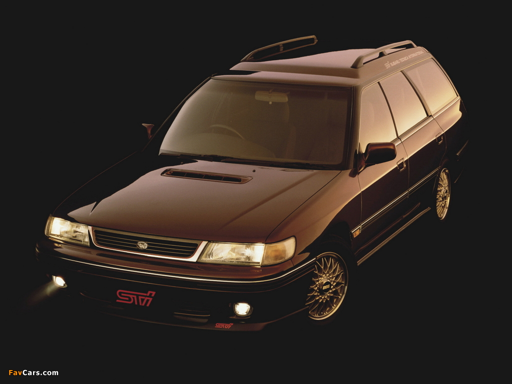 Subaru Legacy STi Station Wagon (BC) 1992–93 wallpapers (1024 x 768)