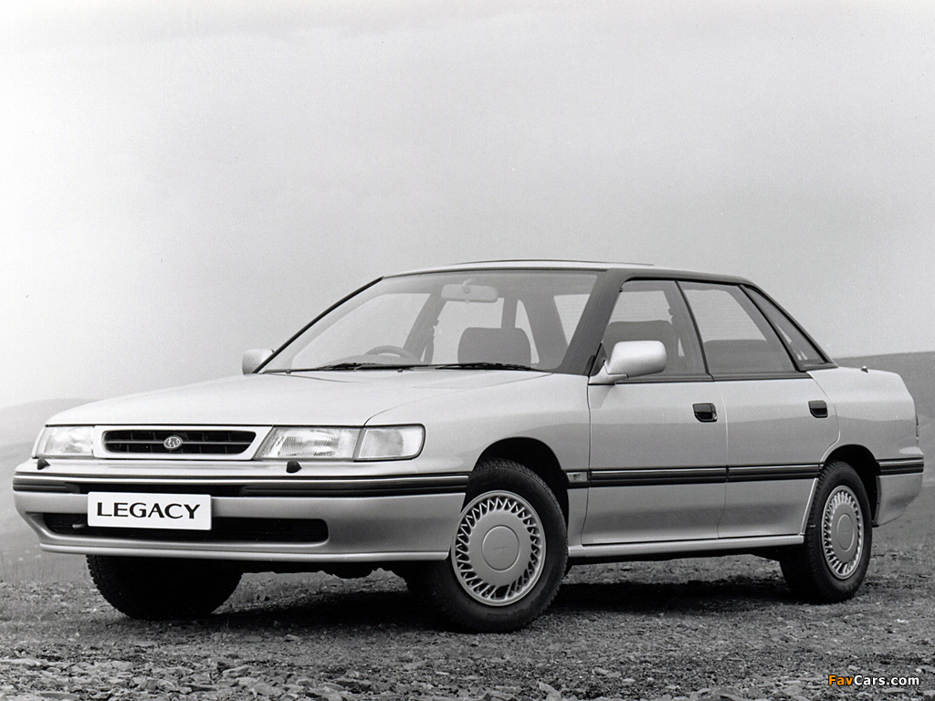 Subaru Legacy UK-spec (BC) 1992–93 wallpapers (1024 x 768)