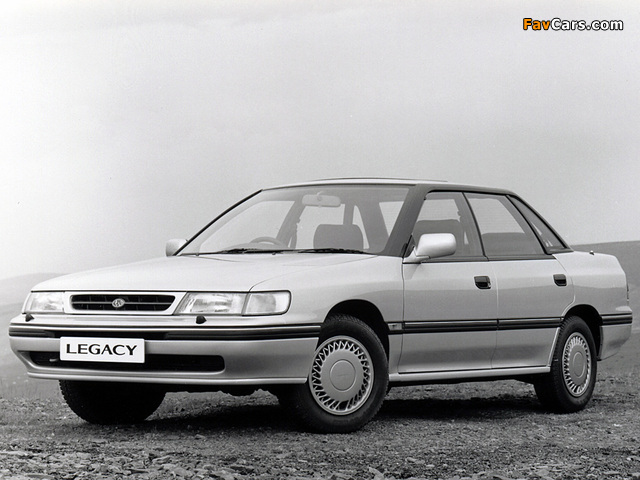 Subaru Legacy UK-spec (BC) 1992–93 wallpapers (640 x 480)