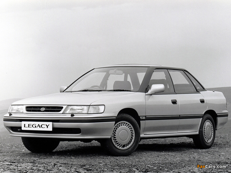 Subaru Legacy UK-spec (BC) 1992–93 wallpapers (800 x 600)