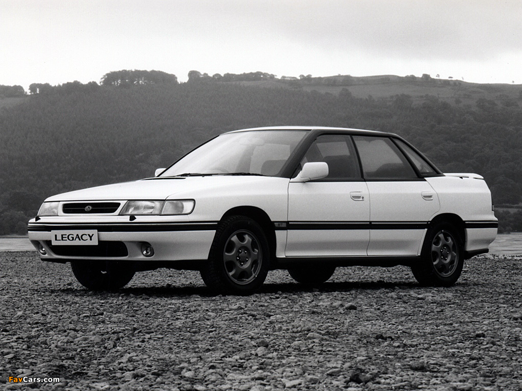 Subaru Legacy 2.0 Turbo UK-spec (BC) 1992–93 wallpapers (1024 x 768)