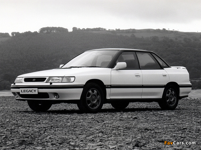 Subaru Legacy 2.0 Turbo UK-spec (BC) 1992–93 wallpapers (640 x 480)