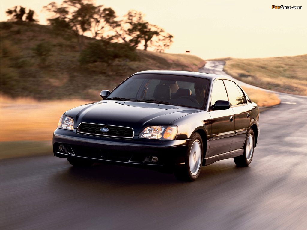 Subaru Legacy 2.5i US-spec (BE,BH) 1998–2003 images (1024 x 768)