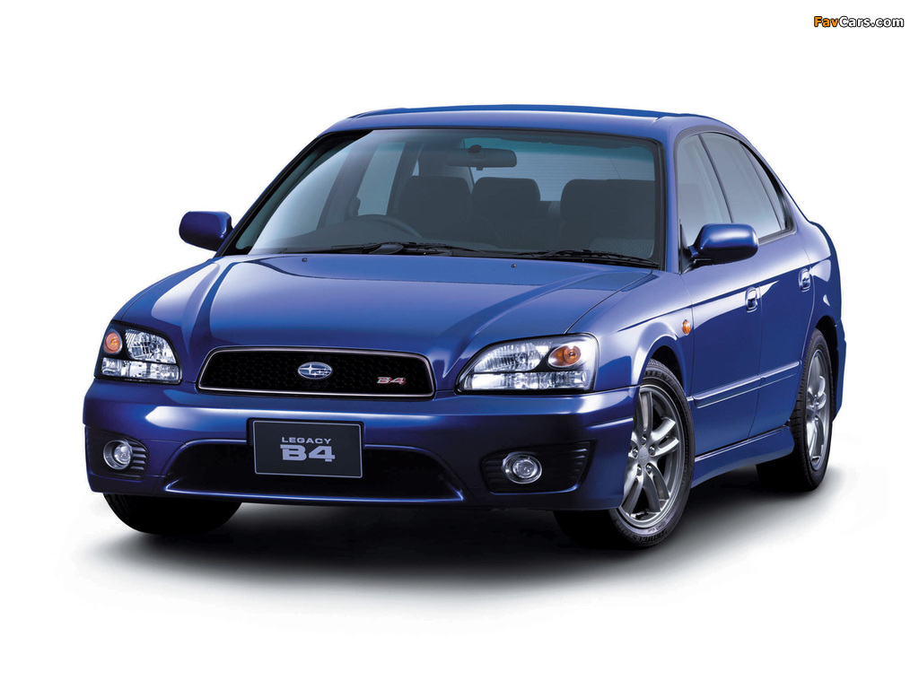 Subaru Legacy 2.0 B4 RS (BE,BH) 1998–2003 images (1024 x 768)