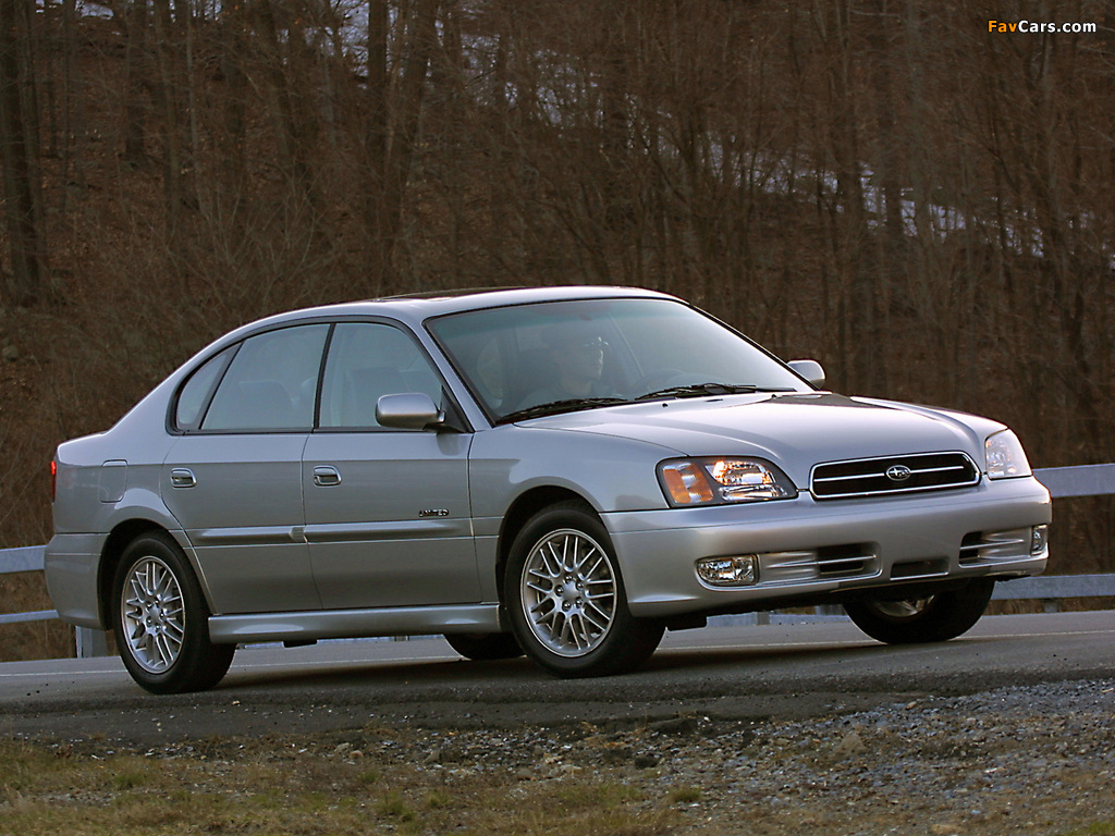 Subaru Legacy 2.5i US-spec (BE,BH) 1998–2003 images (1024 x 768)