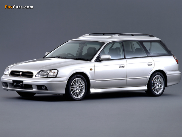 Subaru Legacy 2.5 250T Touring Wagon (BE,BH) 1998–2000 pictures (640 x 480)