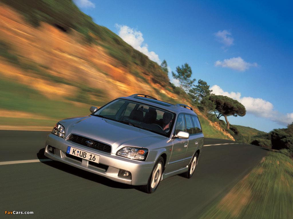 Subaru Legacy 2.5i Touring Wagon (BE,BH) 1998–2003 pictures (1024 x 768)