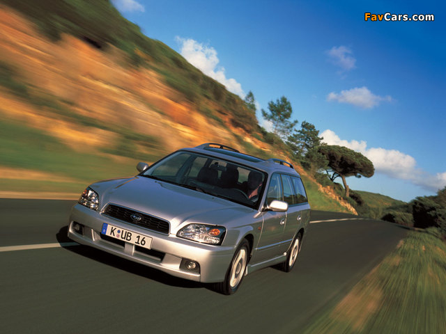 Subaru Legacy 2.5i Touring Wagon (BE,BH) 1998–2003 pictures (640 x 480)