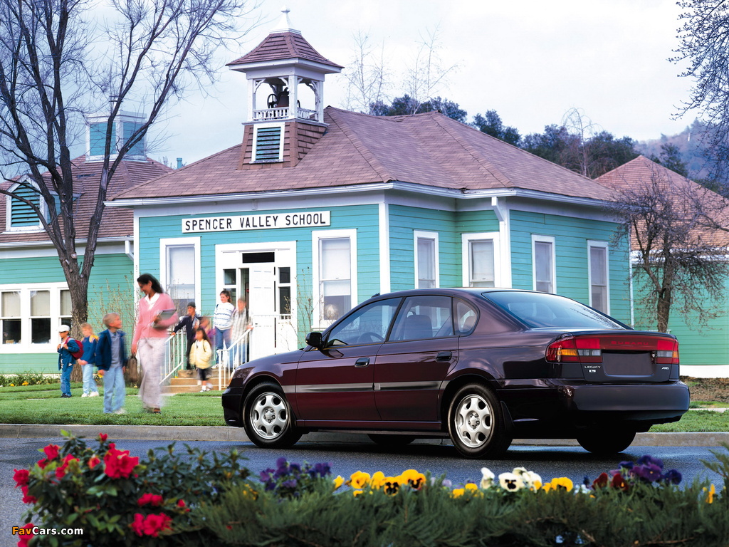 Subaru Legacy 2.5i US-spec (BE,BH) 1998–2003 pictures (1024 x 768)