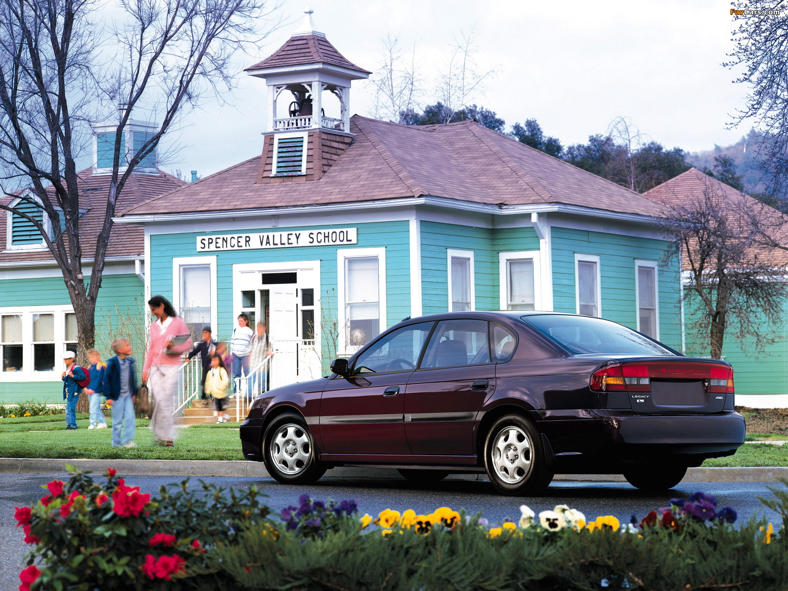 Subaru Legacy 2.5i US-spec (BE,BH) 1998–2003 pictures (1600 x 1200)