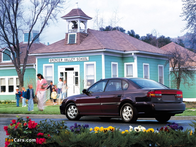 Subaru Legacy 2.5i US-spec (BE,BH) 1998–2003 pictures (640 x 480)