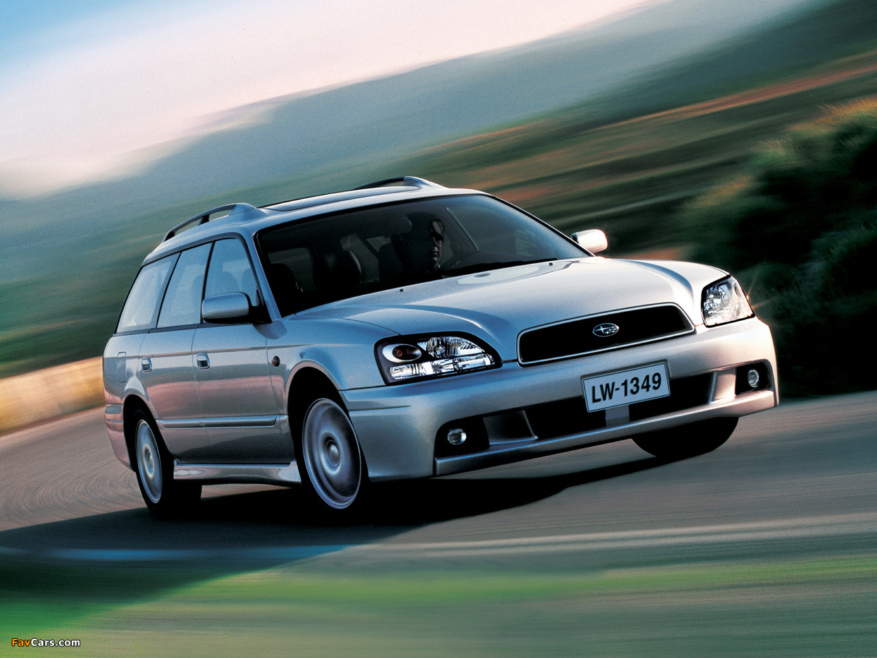 Subaru Legacy 2.5i Touring Wagon (BE,BH) 1998–2003 wallpapers (1280 x 960)