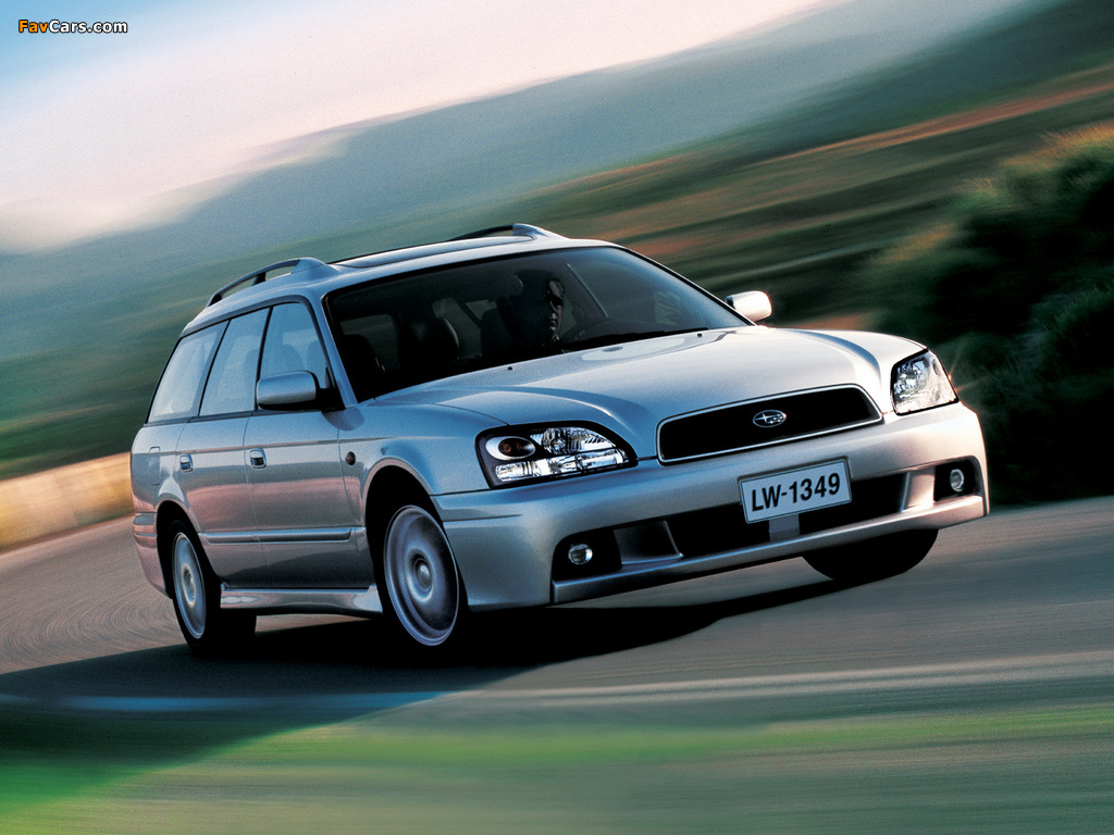 Subaru Legacy 2.5i Touring Wagon (BE,BH) 1998–2003 wallpapers (1024 x 768)