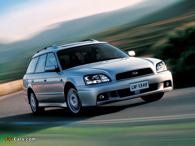 Subaru Legacy 2.5i Touring Wagon (BE,BH) 1998–2003 wallpapers (640 x 480)