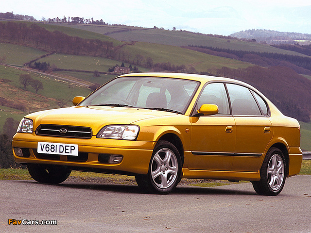 Subaru Legacy UK-spec (BE,BH) 1998–2003 wallpapers (640 x 480)