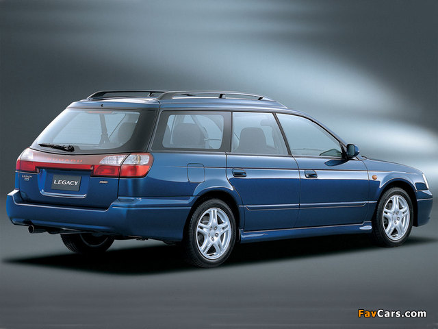 Subaru Legacy 2.5i Touring Wagon (BE,BH) 1998–2003 wallpapers (640 x 480)