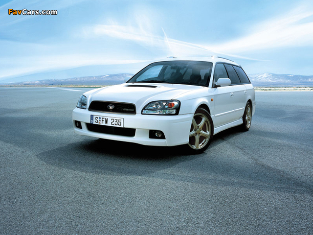 Subaru Legacy 2.0 GT-B E-tune II Touring Wagon (BE) 2001–03 images (640 x 480)